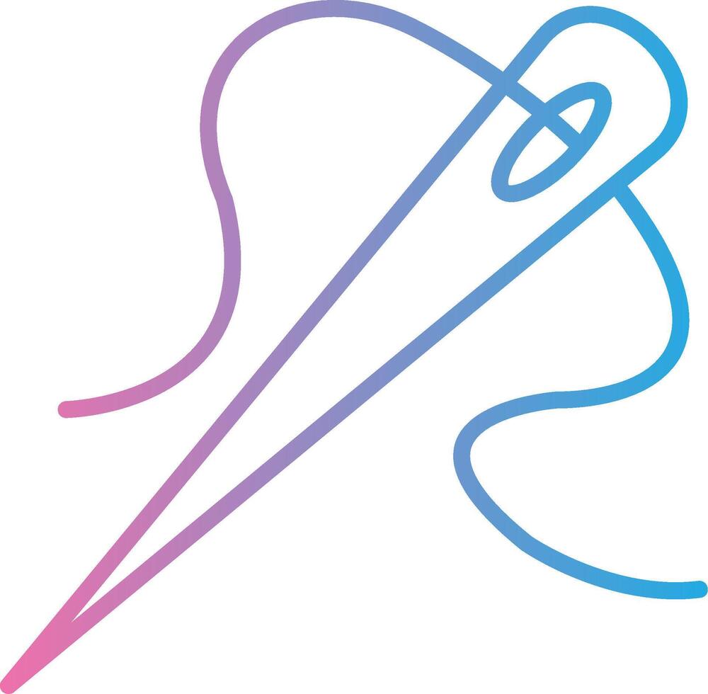 Needle Handcrafted UI Symbol vector