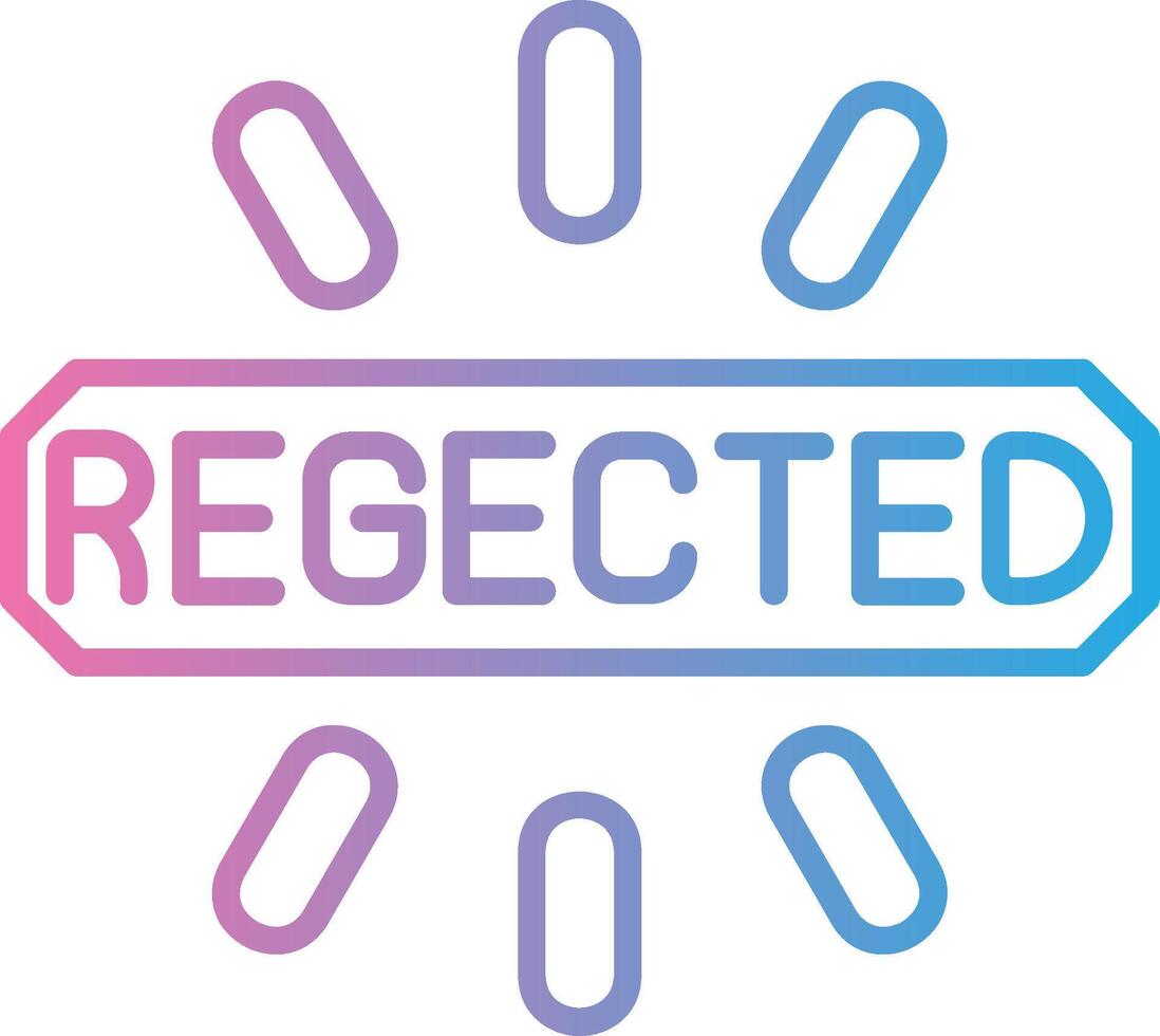 Rejected Flat Symbol vector