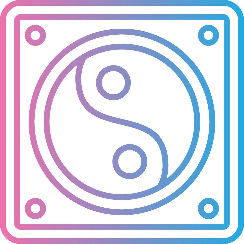 Yin Yang Interactive UI Design vector