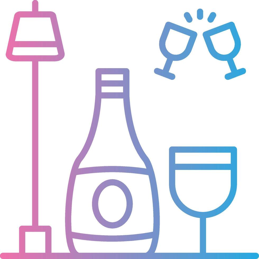 Champagne Clean Digital Design vector