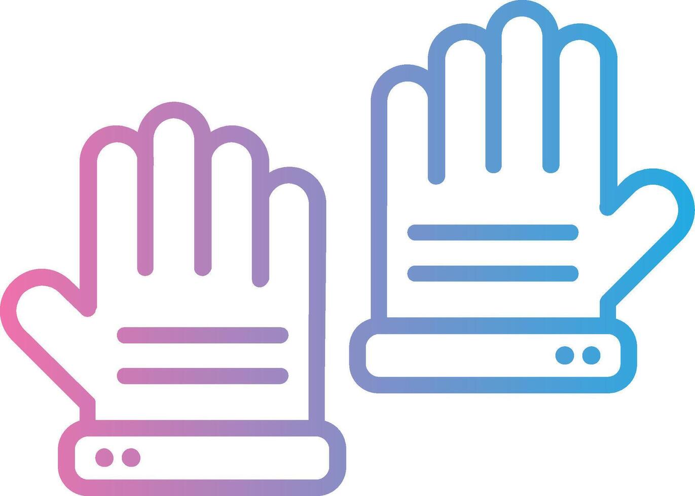 Gloves Creative Sketch Element vector