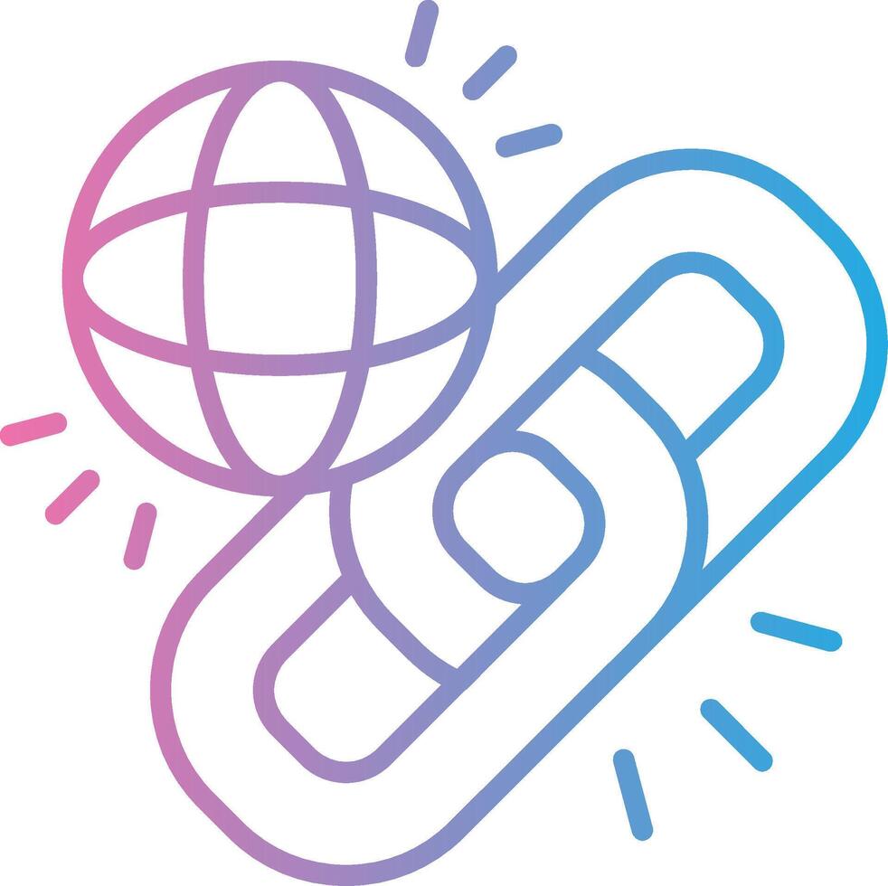 Link Web Style Graphic vector