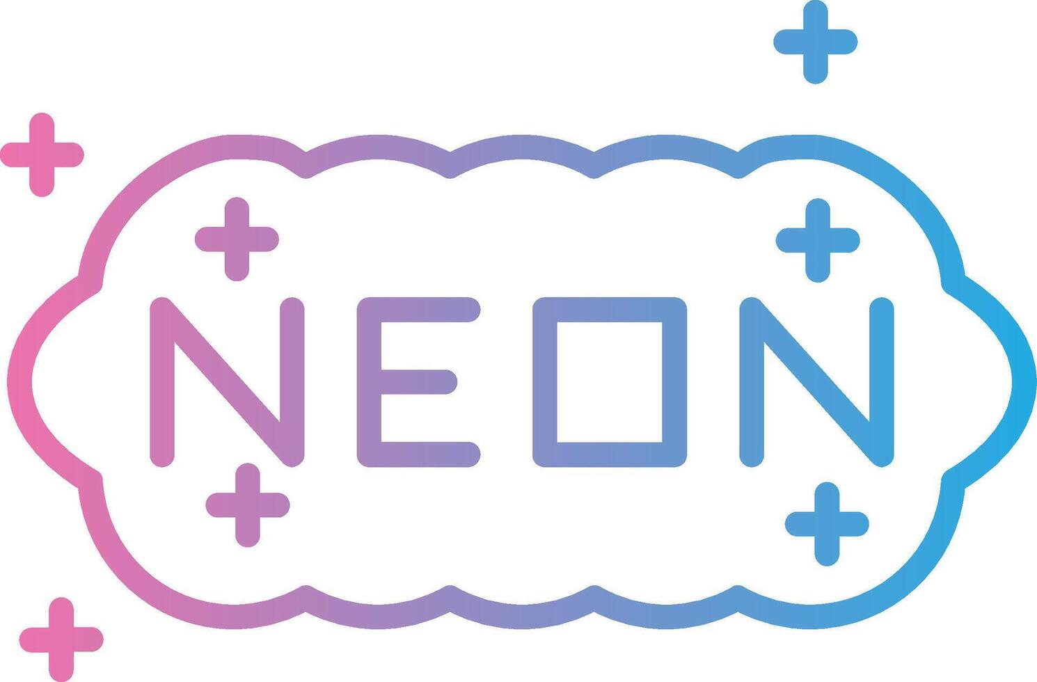 Neon Monochrome Line Graphic vector