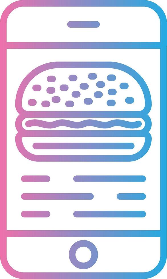 Order Food Modern Shape Graphic vector