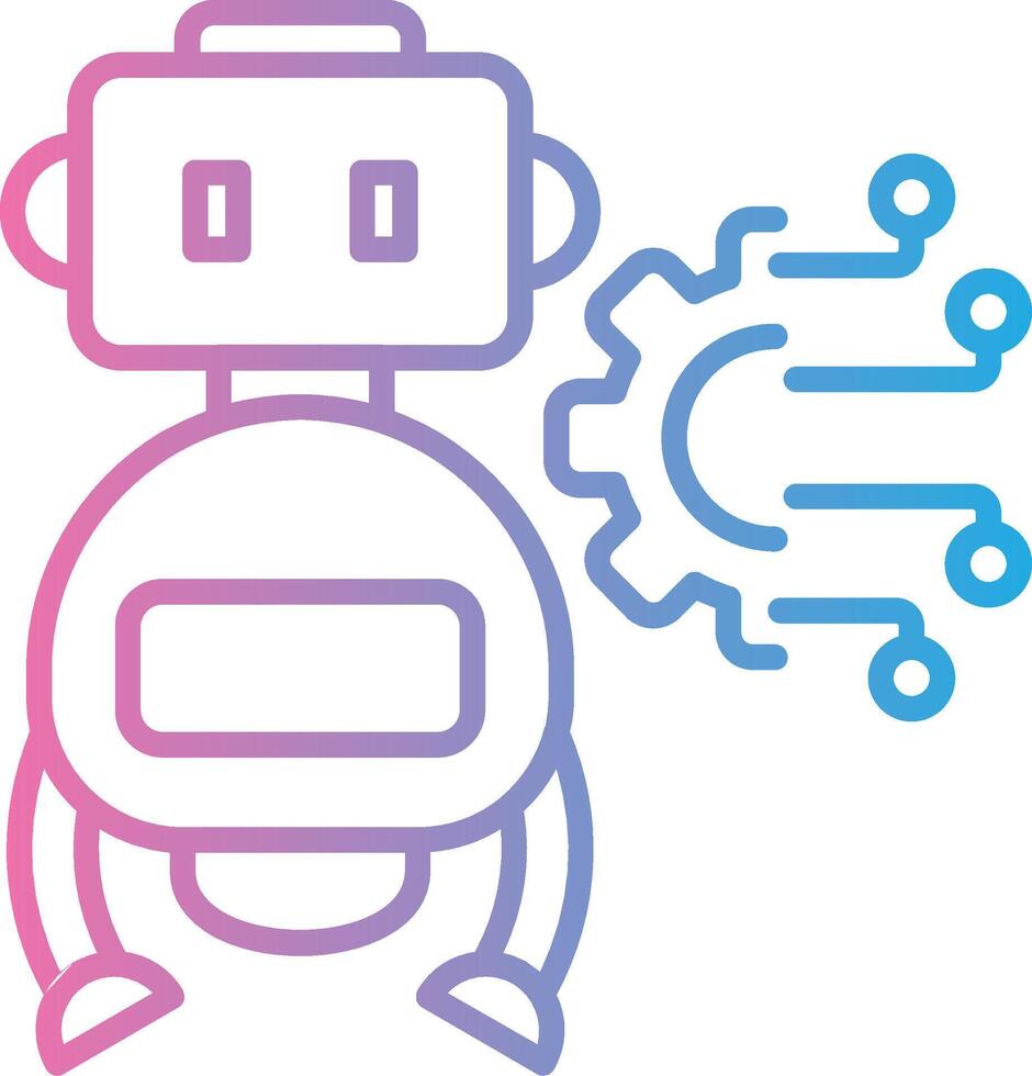 Robot Custom Line Element vector