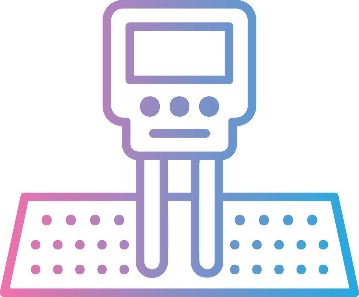 Soil Moisture Sensor Minimal Graphic Visual vector