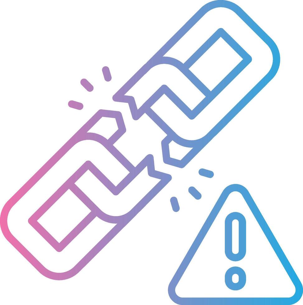 Chain Crisp Outline Artwork vector