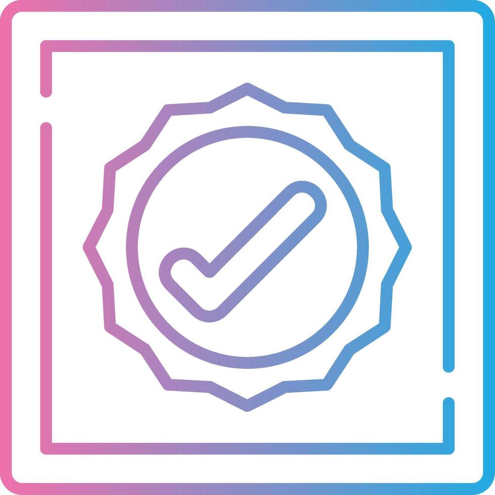 Confirmation 3D Interface Shape vector