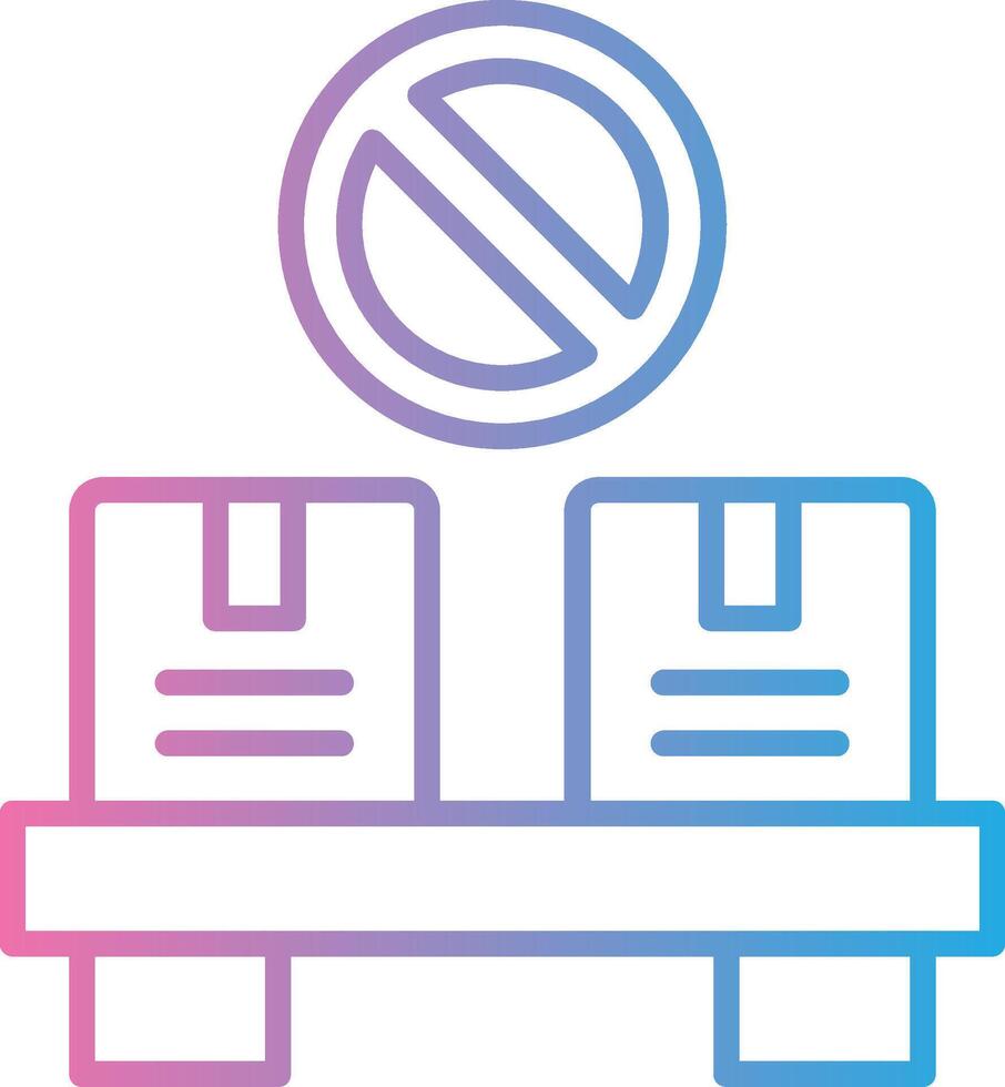 Out Of Stock High Detail Shape vector