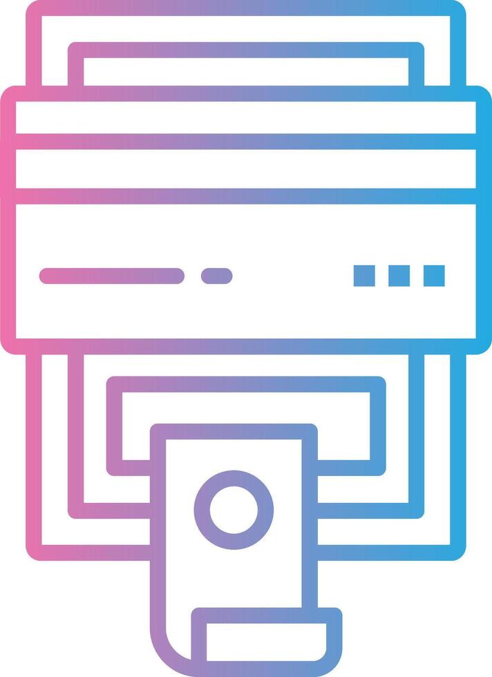 Online Payment 3D Interface Shape vector