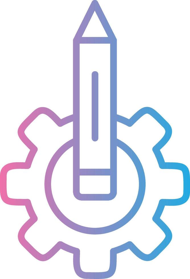 Work In Progress Gradient Style Element vector