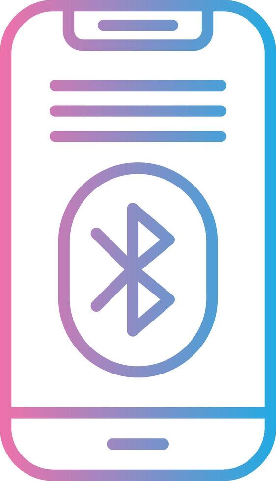 Bluetooth Web Based Design Element vector