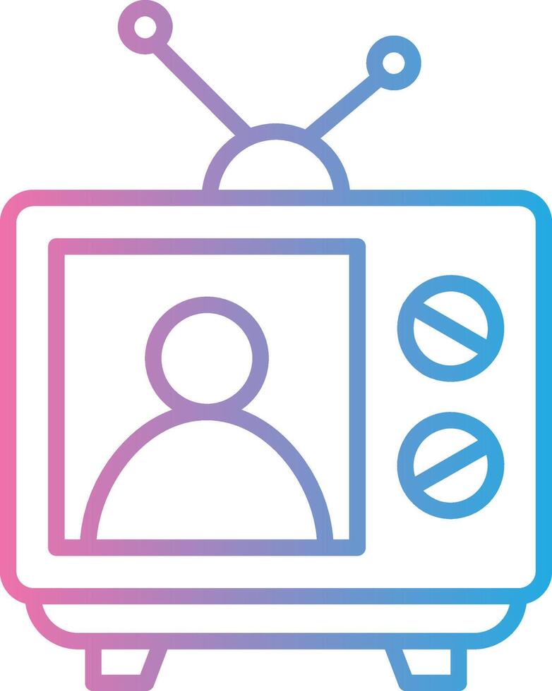 Broadcast Minimal Graphic Visual vector