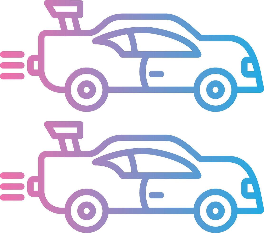 Car Race Tech Styled Form vector
