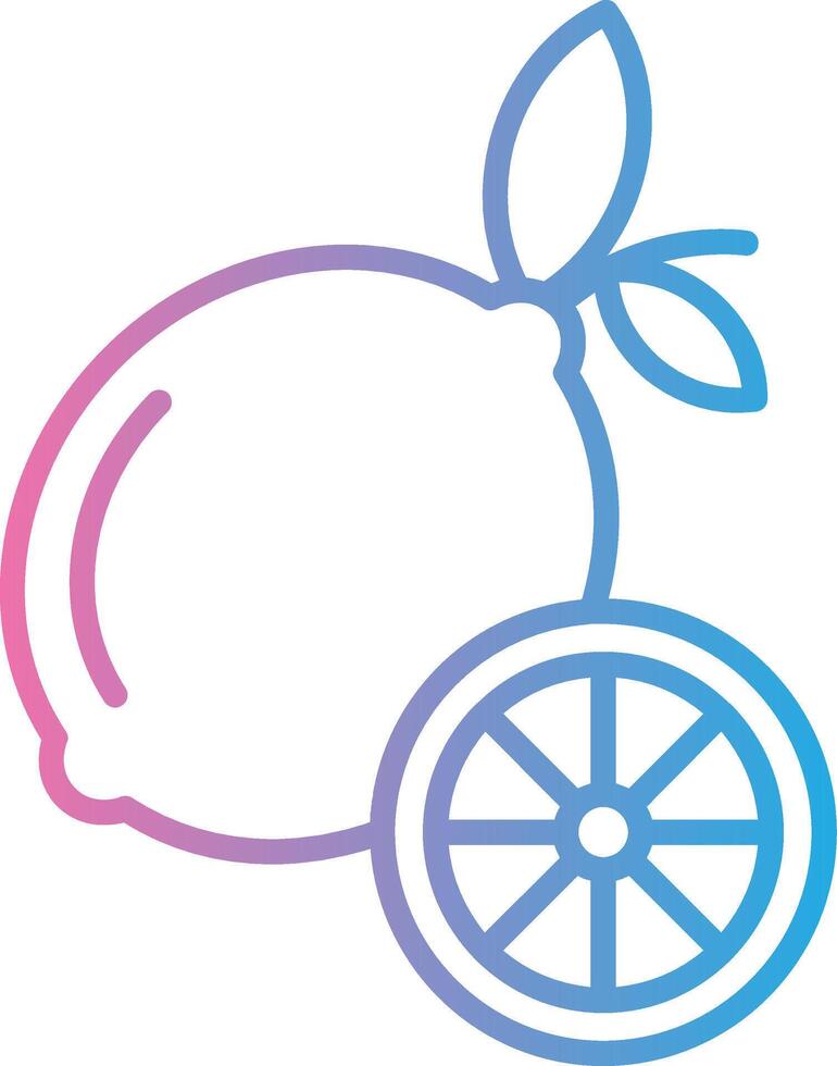 Lemon Elegant Flat Illustration vector