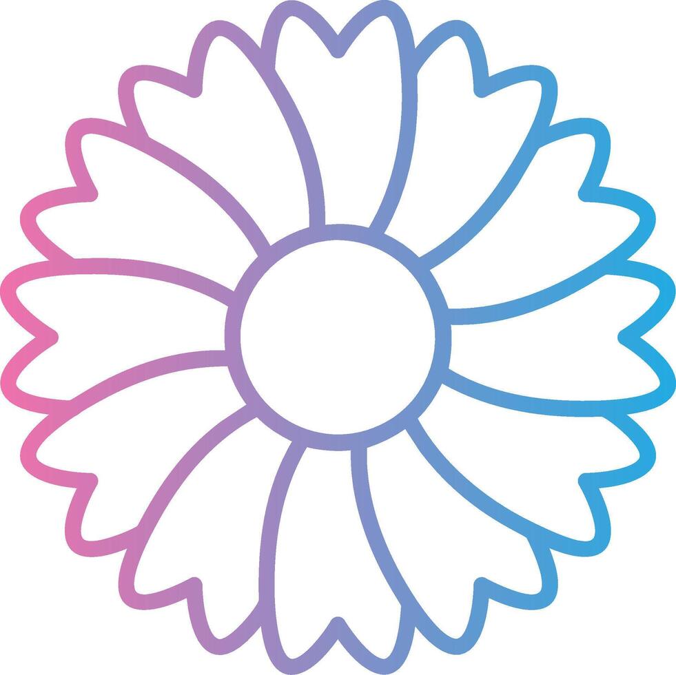 Peony Modern Interface Badge vector