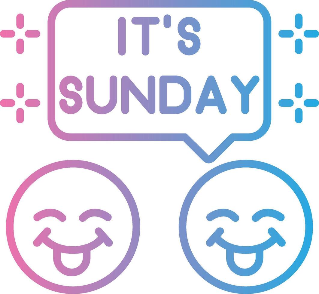 Sunday Subtle UI Graphic vector