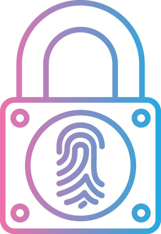 Smart Lock Interactive UI Design vector