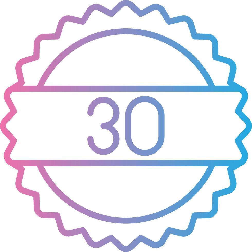 30 Days Geometric App Mark vector