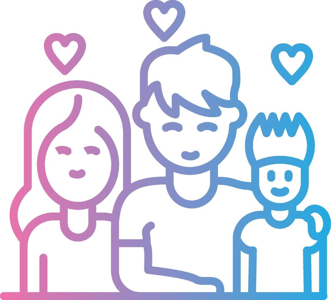 Family Handcrafted UI Symbol vector
