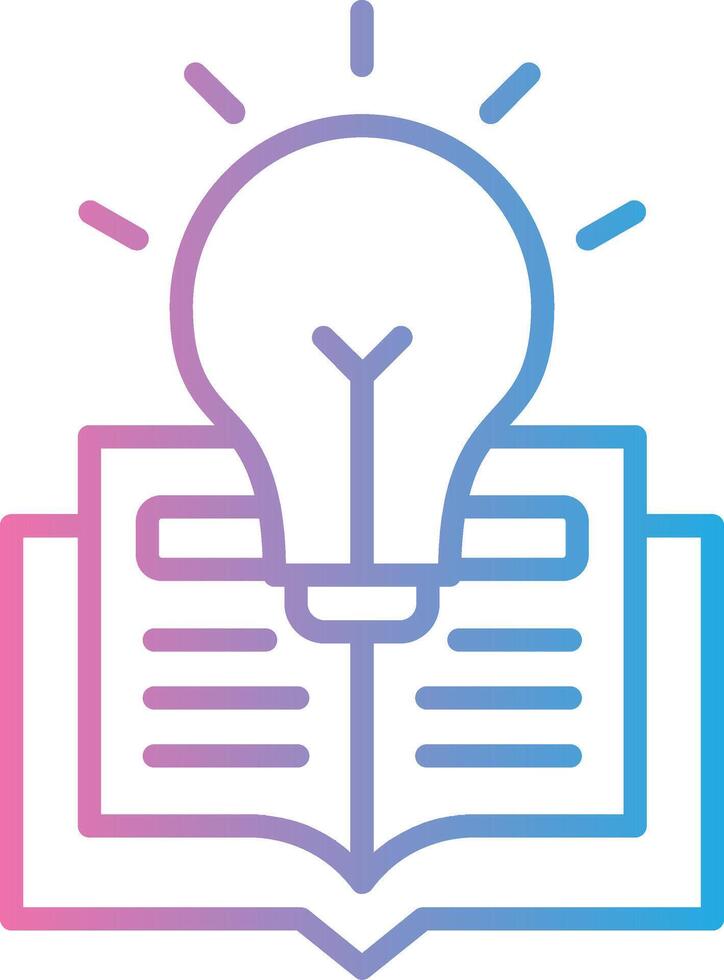 Knowledge Modern Shape Graphic vector