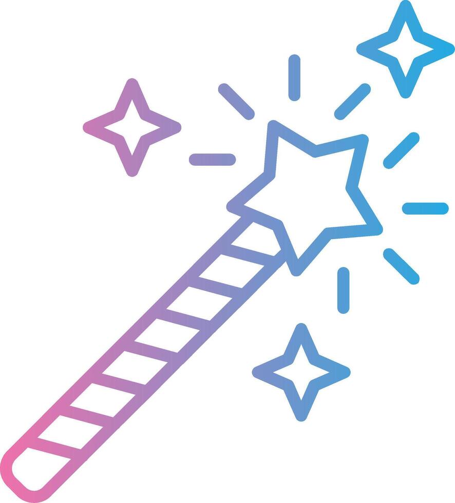 Magic Wand Color Enhanced Graphic vector
