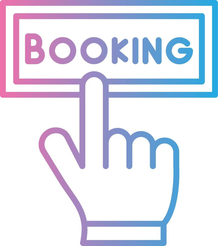 Online Booking User Interface Mark vector