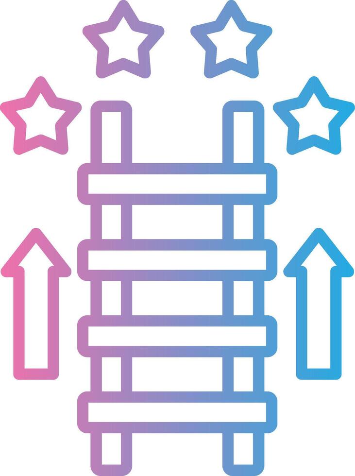 Ladder UI Badge vector