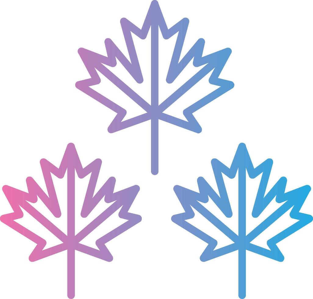 Maple Leaf Interactive Symbol vector