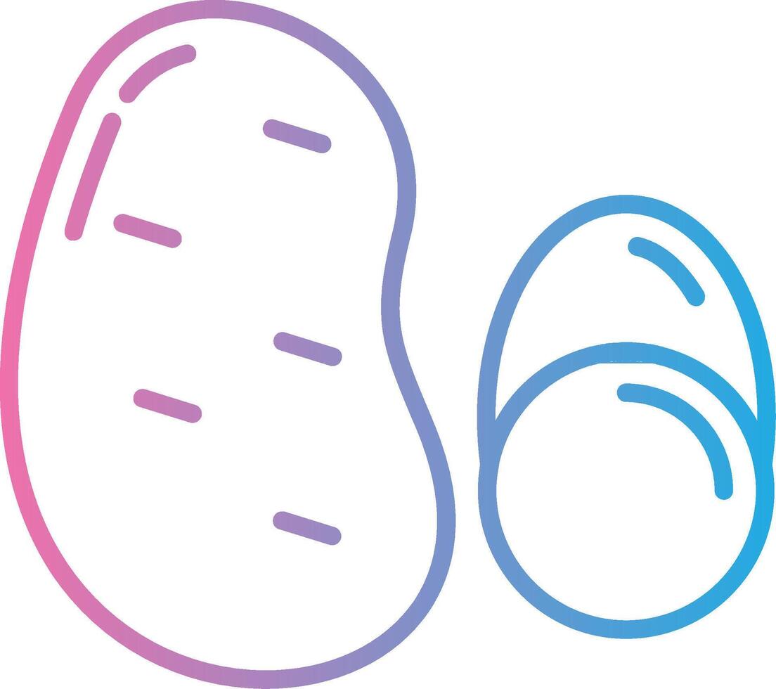 Potato Minimal UI Element vector