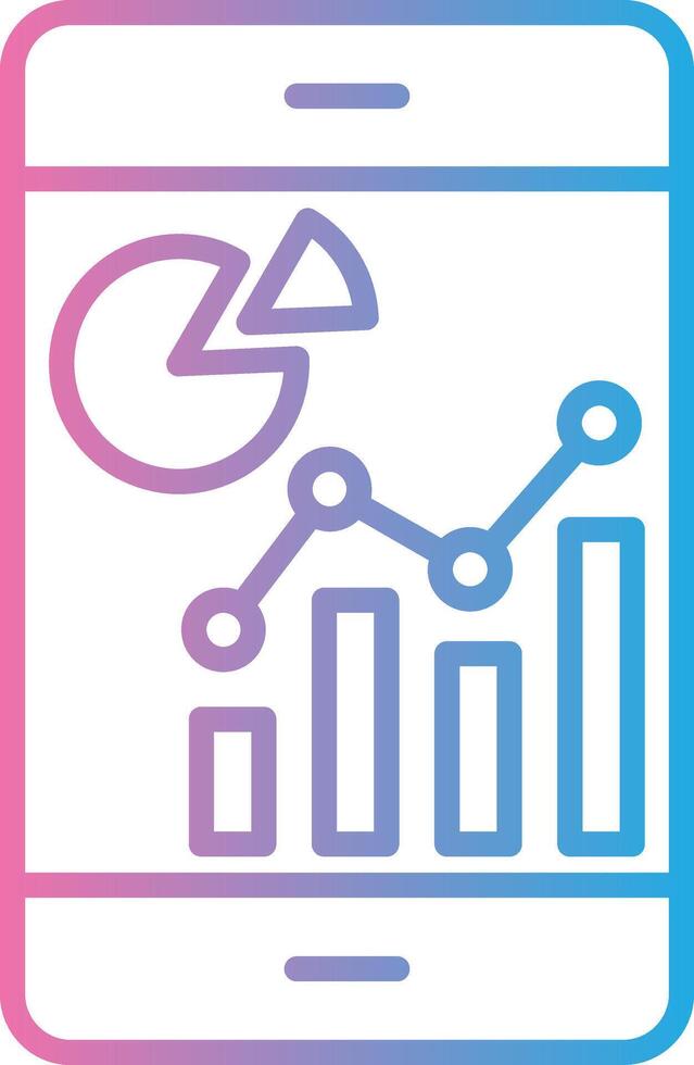 Pie Chart Stylish UX Piece vector