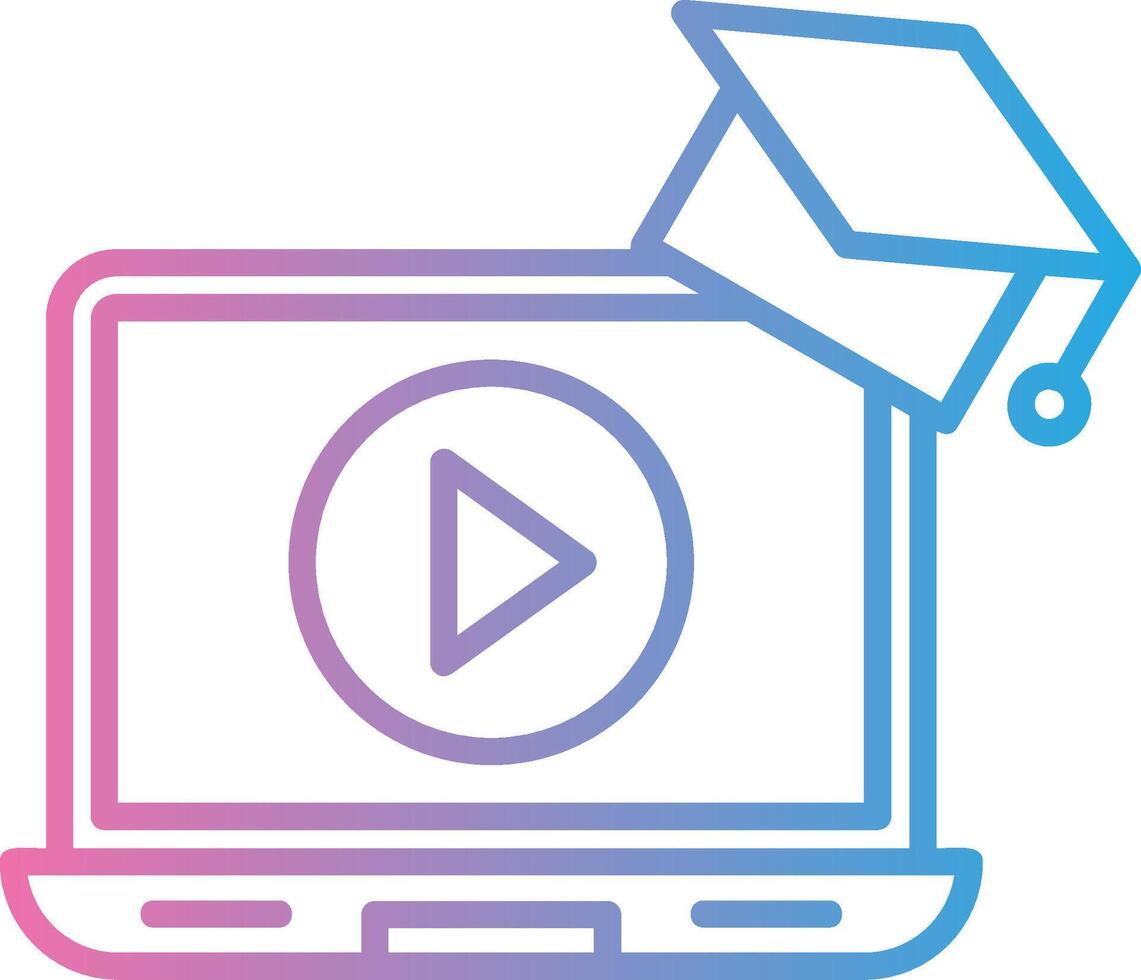 Webinar Dark Mode Symbol vector