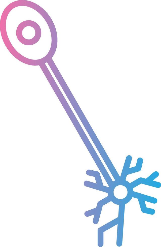 Unipolar Neuron Futuristic App Badge vector