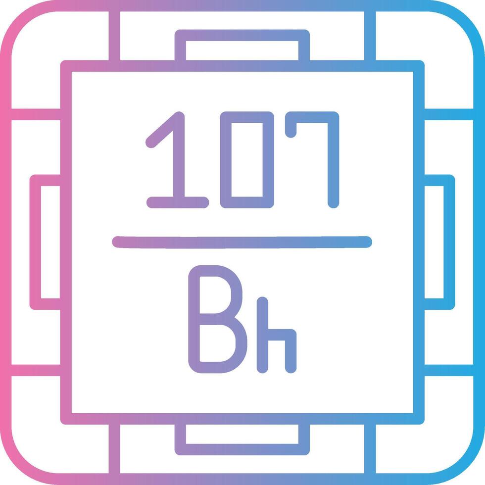 Bohrium Color Enhanced Graphic vector