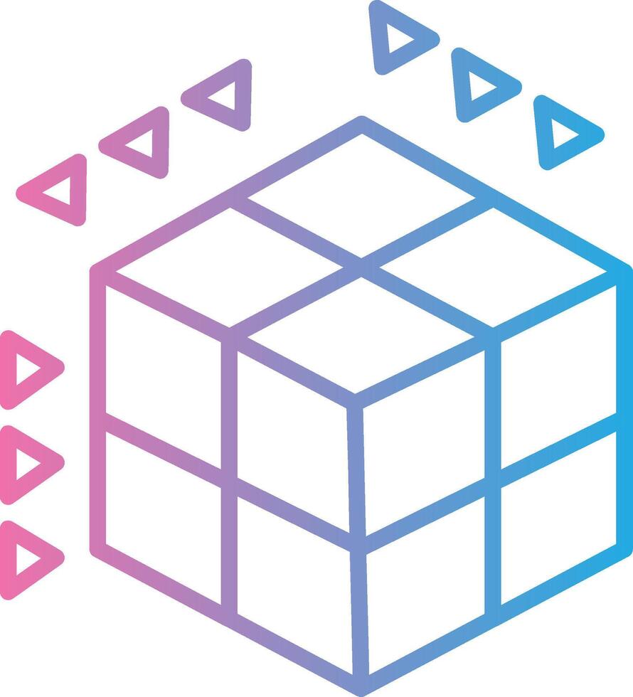 Dimension Mobile App Illustration vector