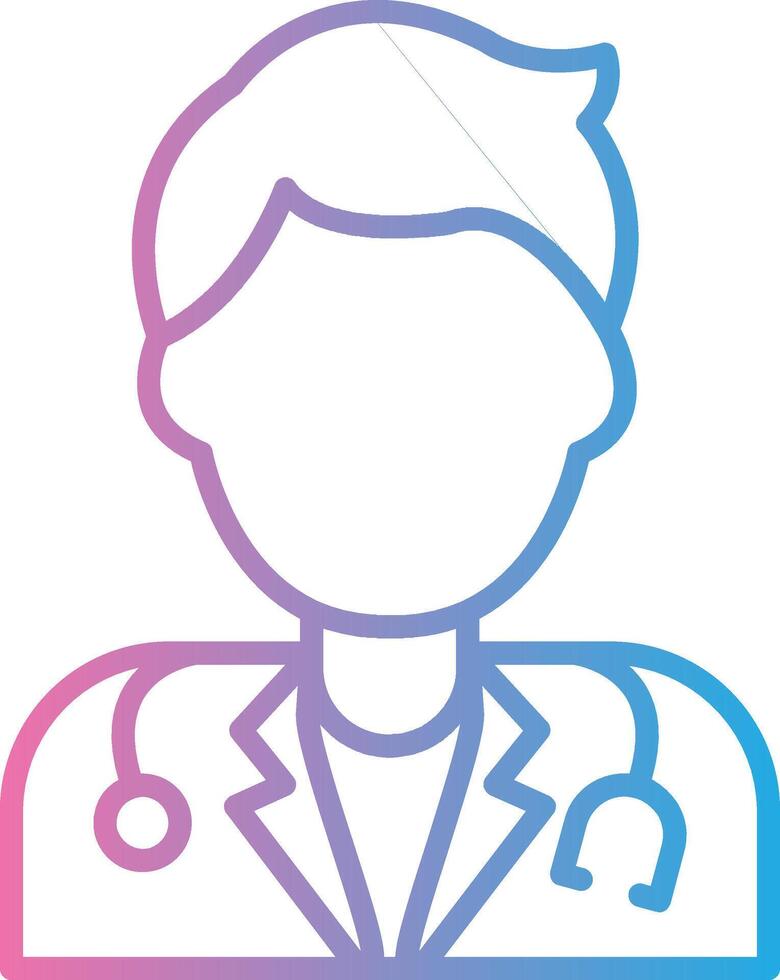 Doctor Simplified Design Piece vector