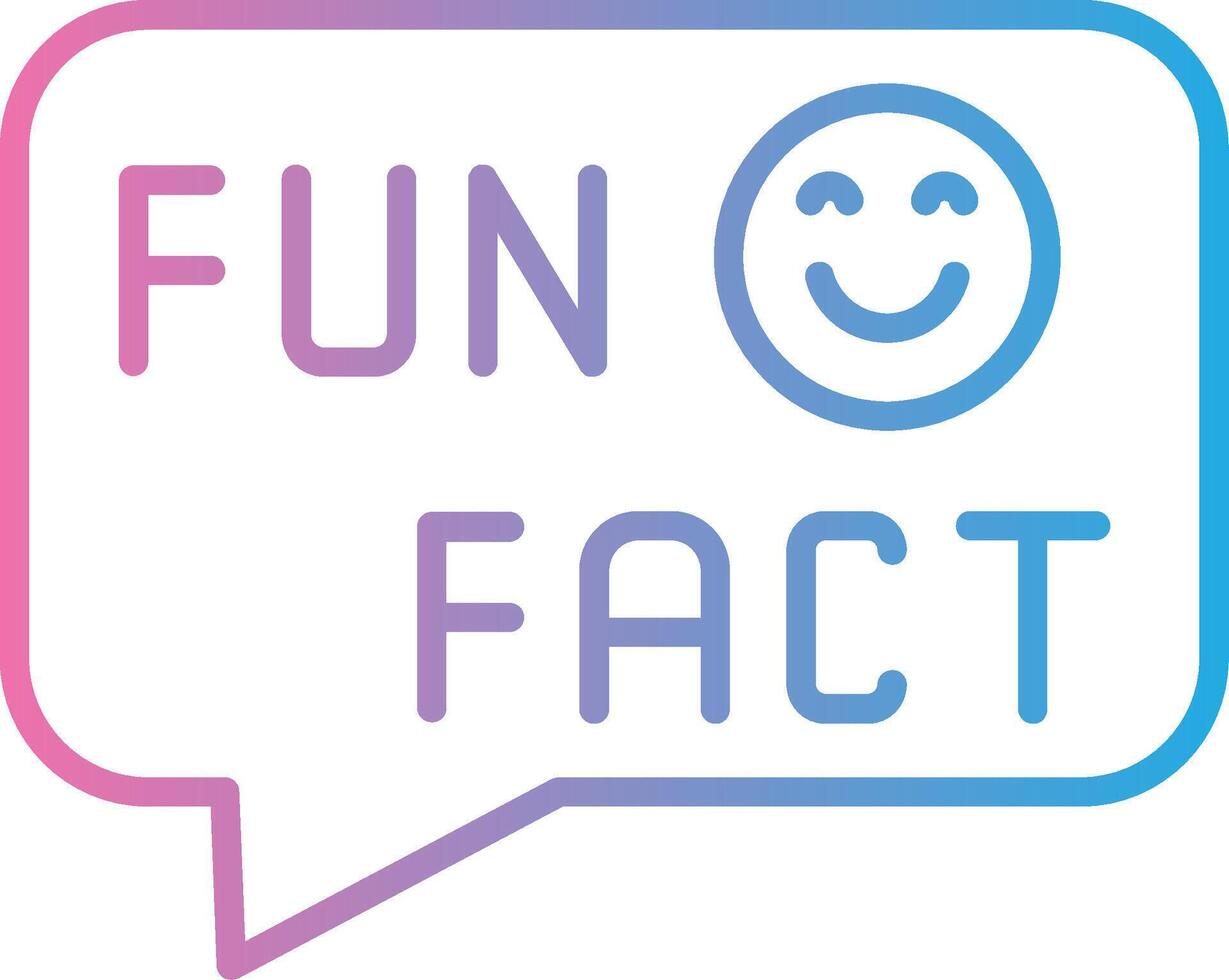 Fun Fact Elegant Shape Symbol vector