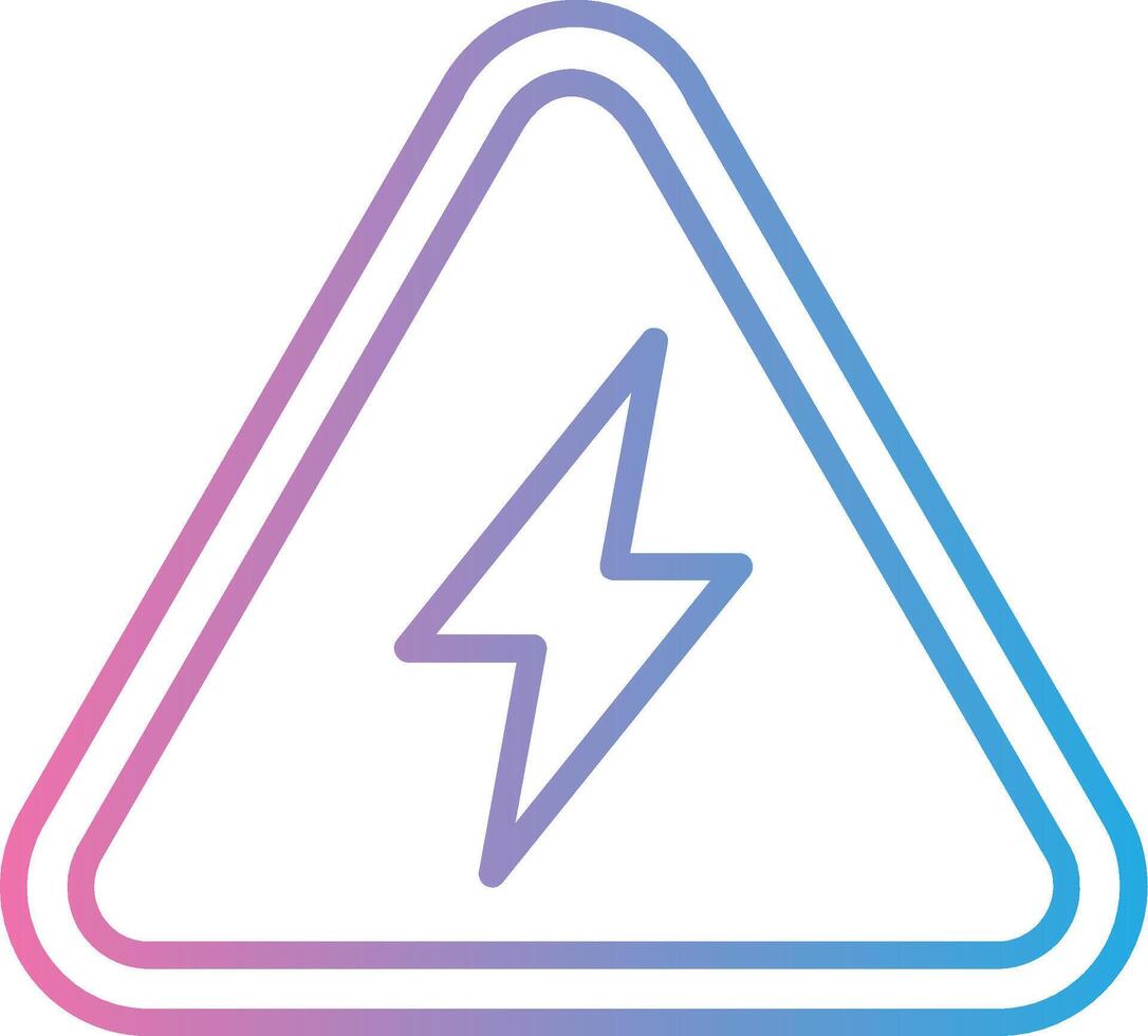 High Voltage Flat Design Piece vector
