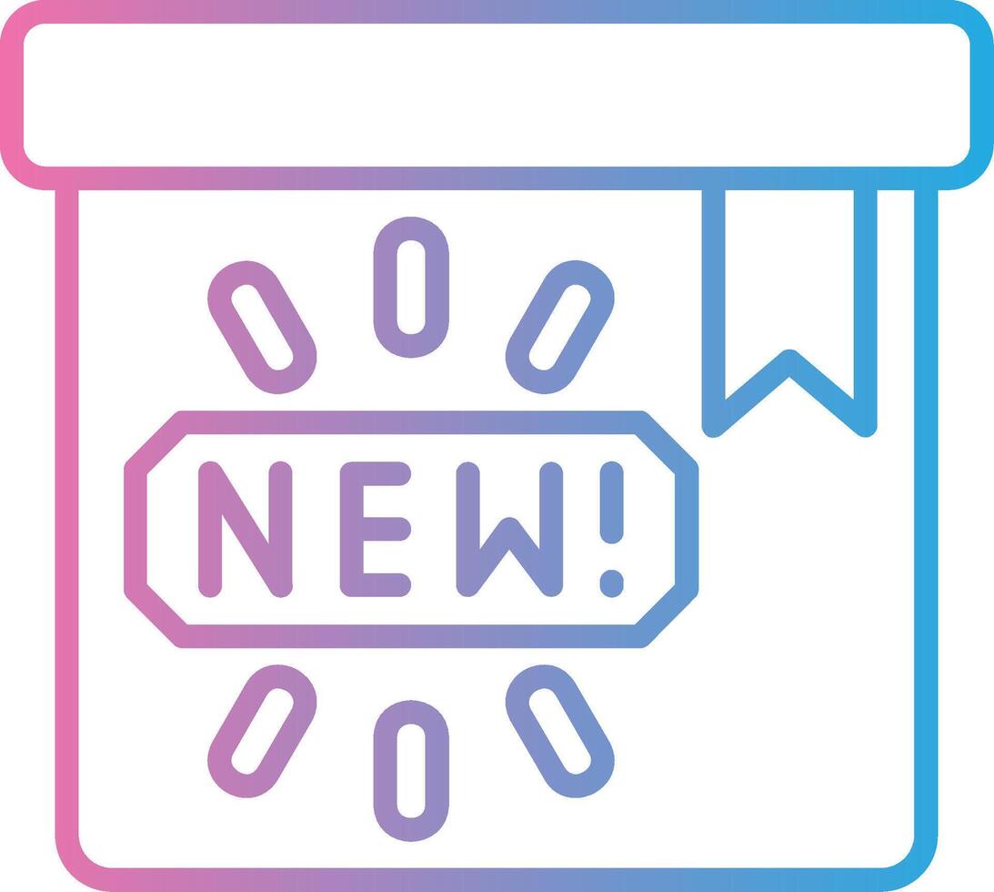 New Futuristic App Badge vector
