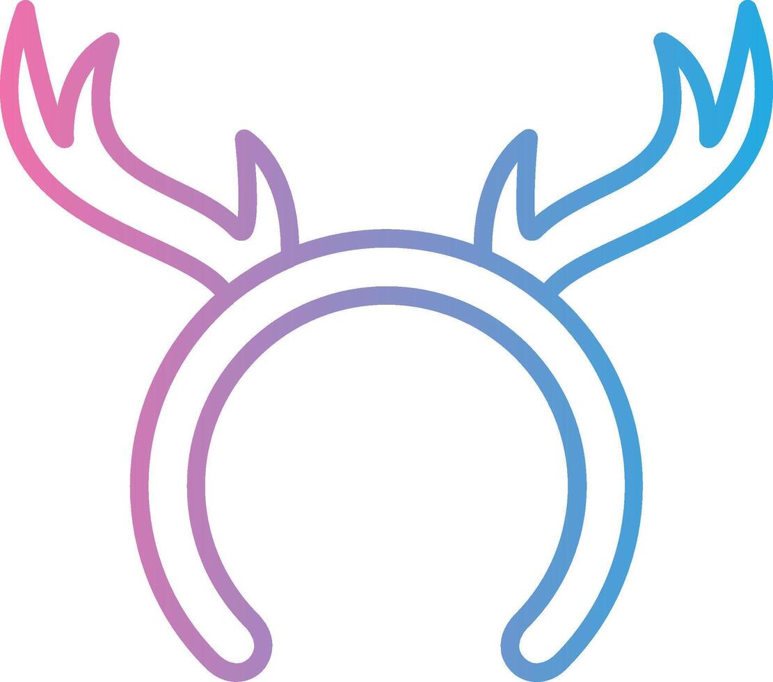 Reindeer Antlers Interactive UI Design vector