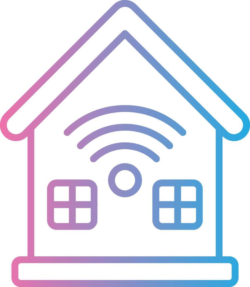 Smart Home Muted Tone Element vector