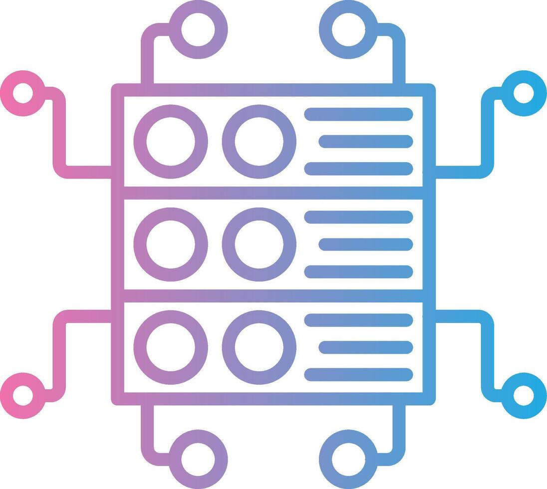 Technology Integration Subtle UI Graphic vector