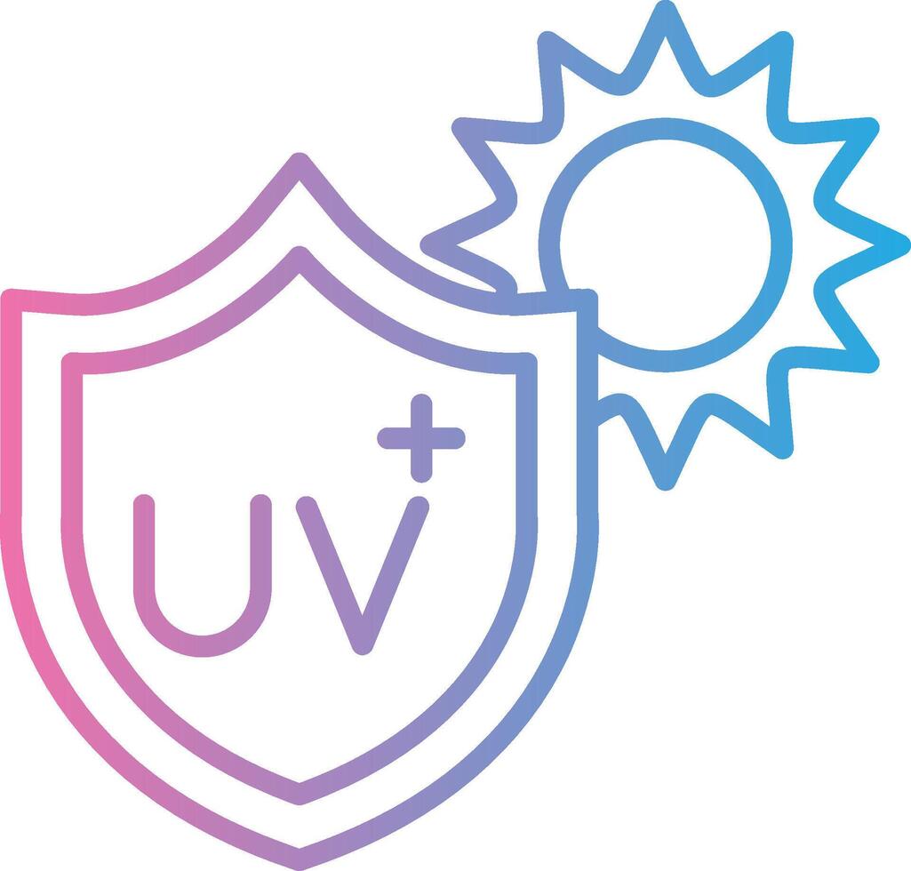 UV Protection Flat Design Piece vector