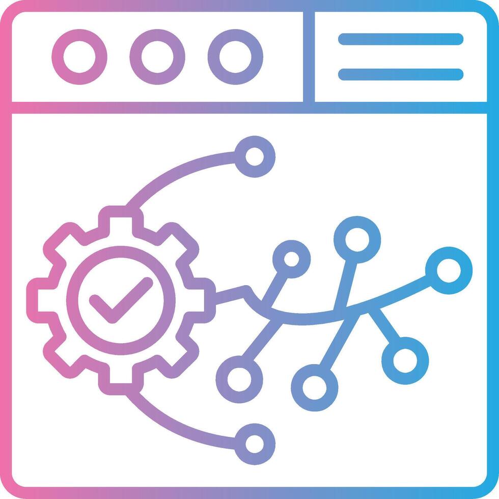 Version Control Geometric App Mark vector