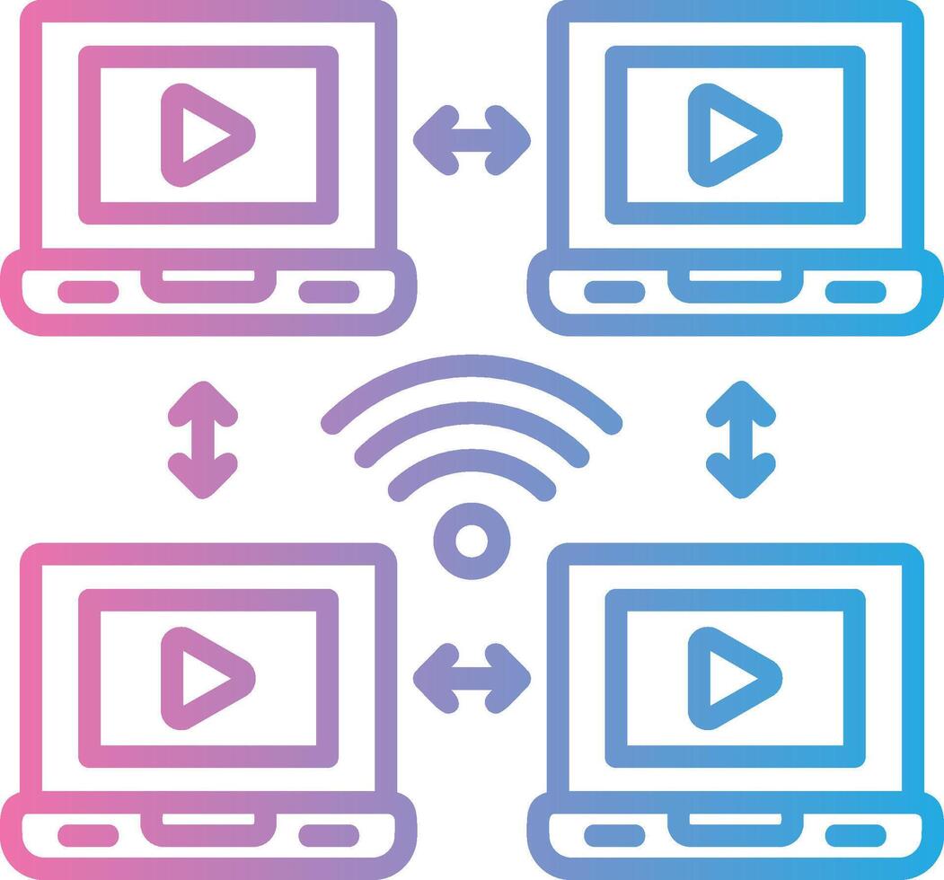 Wlan Sleek Visual Mark vector