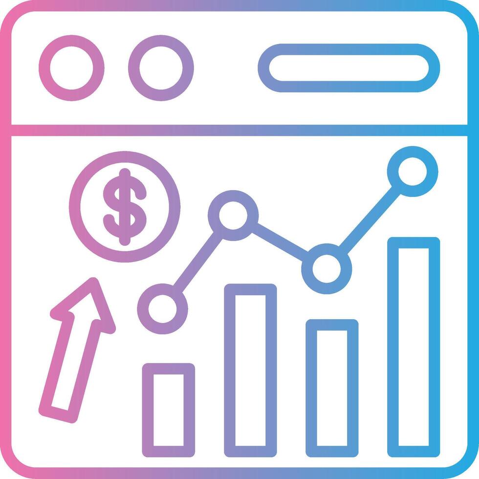 Web Analytics Minimal Design Badge vector