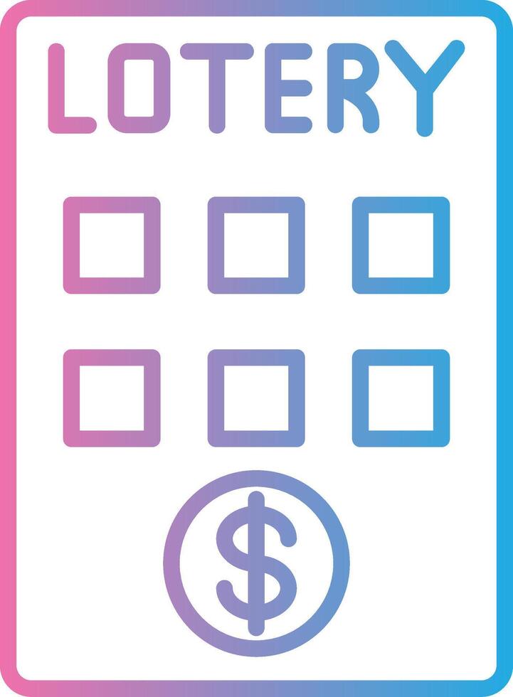Lottery Futuristic UI Mark vector