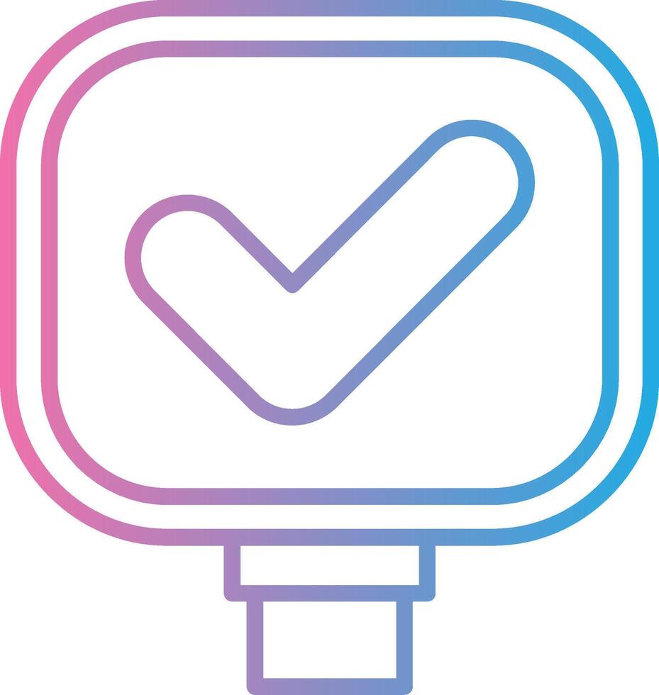 Quality Control Bold App Graphic vector
