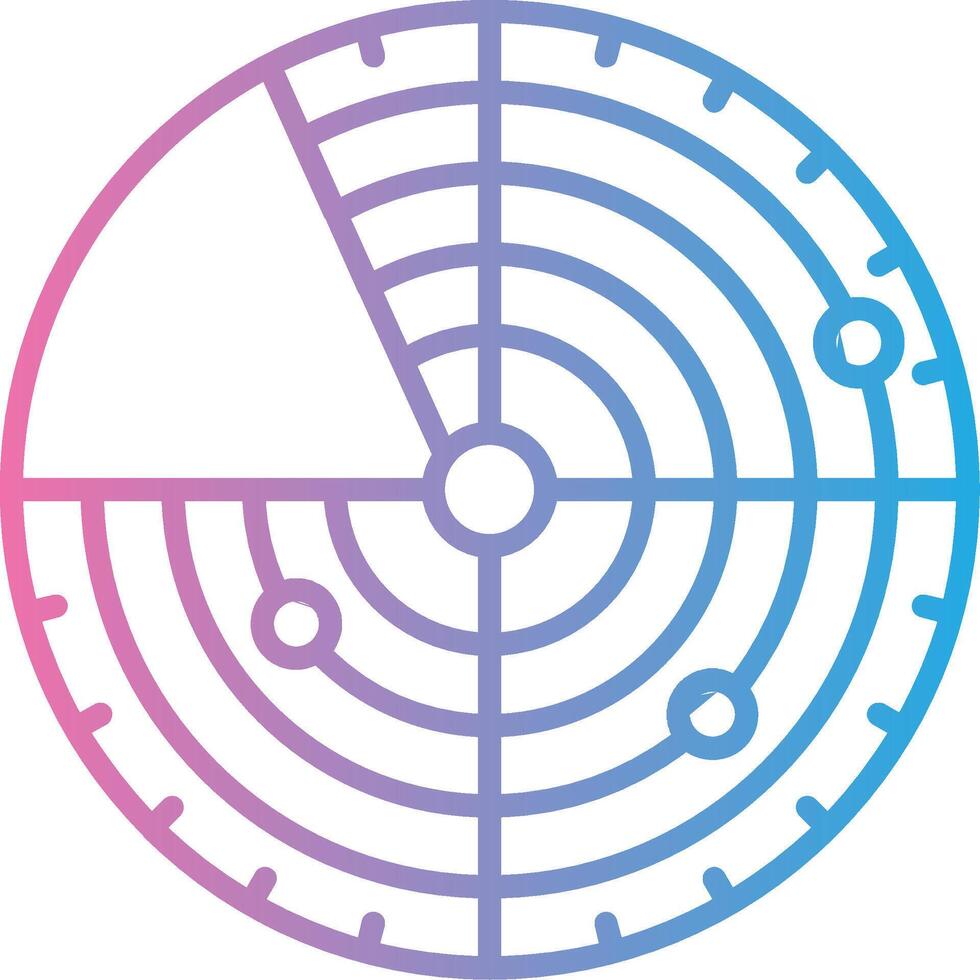 Radar Abstract UI Visual vector