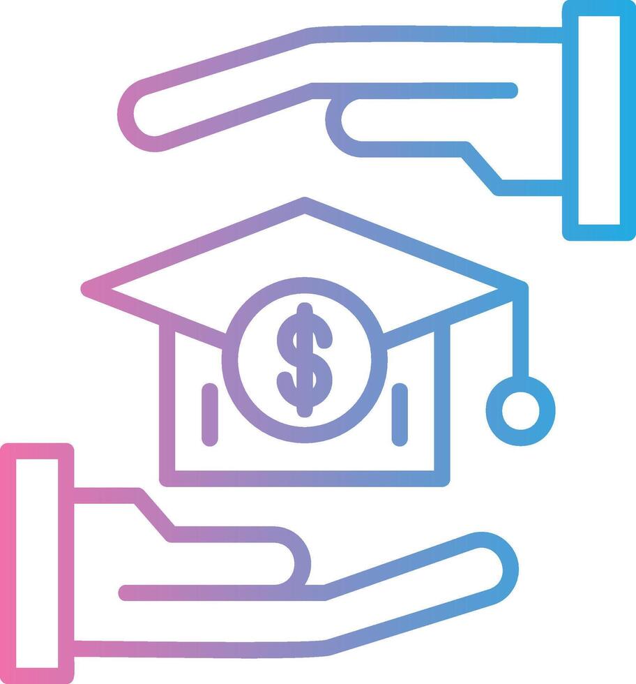 Scholarship Flat UI Form vector